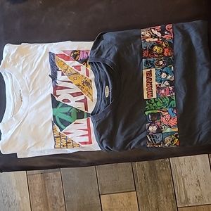 Set of 2 Marvel Avengers T-shirts Size Medium